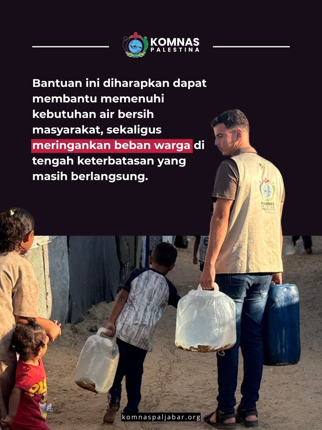 Air Bersih di Al-Mawasi, Khan Younis 3-7/9/2026
