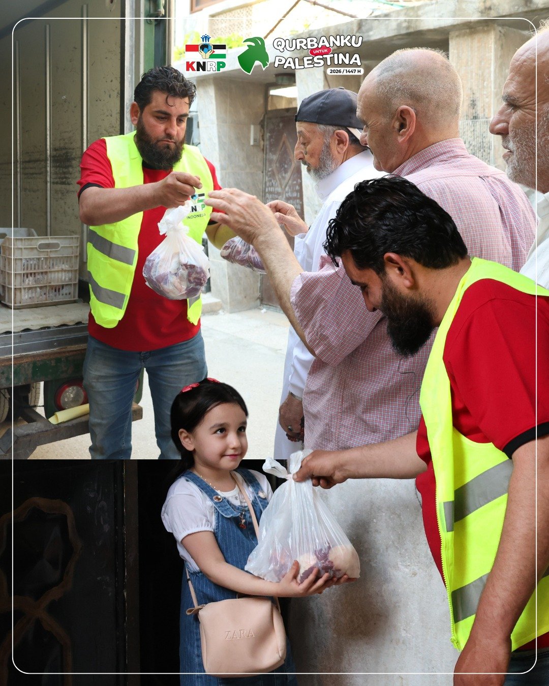 Pemotongan dan Distribusi Qurban di Kamp Neirab Suriah 5.328 Jiwa 27 Mei 2026